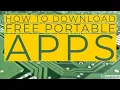 How to Download Free Unlimited Portable apps
