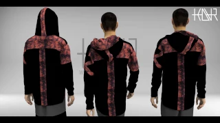 Capsule Collection - Symmetrical Spots Hoodie KDVR Simulation