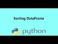 12 - Sorting Rows and Indices of Pandas DataFrame in Python Presented by Dr N Miri