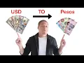 How to convert USD to Mexican Pesos