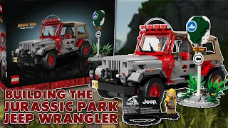 Building the LEGO JURASSIC PARK JEEP WRANGLER