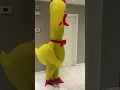 Inflatable Rubber Chicken Costume for Halloween Deflating Cheap Quality Part 2