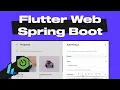 Flutter Web Spring Boot - Ecommerce Admin Panel