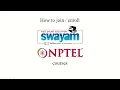 How to Join or Enroll SWAYAM NPTEL courses step by step tutorial 2026