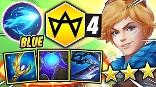 How To Play BLUE BUILD EZREAL for FREE WINS!! - TFT RANKED I Teamfight Tactics Guide I Patch 12.21