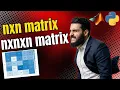 nxn matrix and nxnxn matrix Matlab and Python