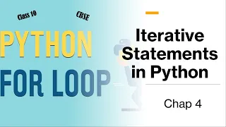 Python Basics Part 2 Iterative Statements in Python For Loop in Python