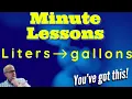 Liter to Gallons Unit Conversion Help