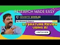 How to Use Semantic Scholar for Research AI Literature Review Made Easy
