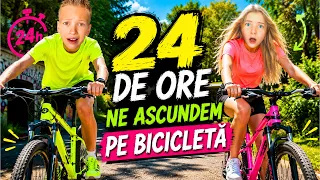 ⏰ 24 de ORE pe BICICLETĂ 🚲 Ne-am ASCUNS și am CĂZUT 🤕