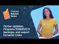 September 2023 Flutter updates Firestore backups and Dynamic Links in Google Takeout