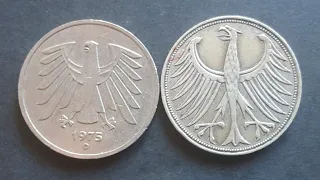German 5 Deutsche Mark differences