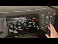 elite he4t washer diagnostic mode