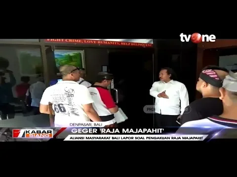 Ngaku Sebagai 'Raja Majapahit', Anggota DPD RI Dilaporkan ke Polisi | Kabar Siang tvOne