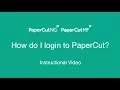 How To Login to PaperCut