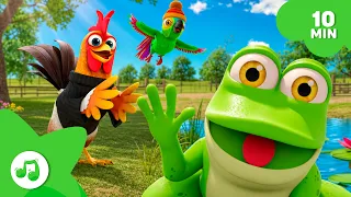 ¡Descubramos a los Animales de la Granja! 👨🏻‍🌾 [10 min] Canciones Infantiles | La Granja de Zenón