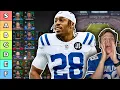 Top 50 Running Back Rankings Tiers