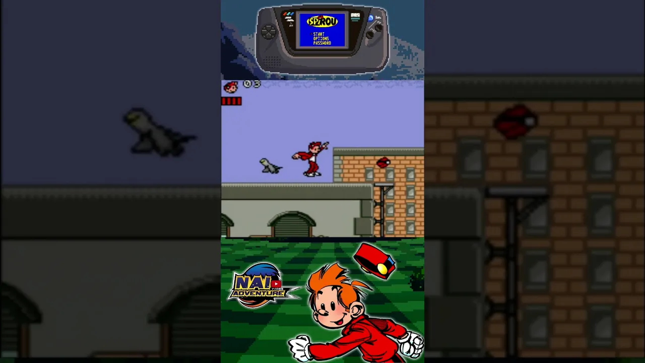 Game Gear - Spirou - Game Cancelado #shorts #sega #gamegear #gameboy #spirou