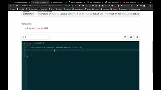 CONVERT THE TEMPERATURE FULL SOLUTION LEETCODE