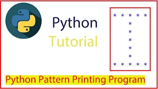 Printing Stars in i Shape in python Alphabet Pattern in python