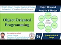 LECTURE 5 - OOAD OBJECT ORIENTED PROGRAMMING