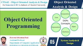 LECTURE 5 - OOAD OBJECT ORIENTED PROGRAMMING