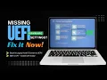 UEFI Firmware Settings Not Showing Here s How to Fix It on Windows
