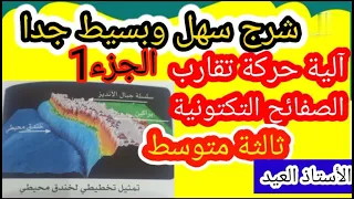 آلية حركة تقارب الصفائح التكتونية الجزء 1 ثالثة متوسط الجيل الثاني 2022 2021 