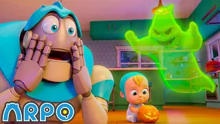ARPO's Ghost Hunt 👻 ARPO: The Robot Full Episodes | Anime Compilation | Halloween Cartoons