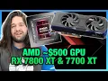 AMD RX 7700 XT RX 7800 XT GPU Specs Price Release Date FSR3