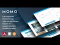 Momo - Angular 4 Material Design Admin Template Themeforest Website Templates and Themes