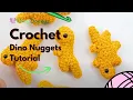 Crochet Dino Nugget Plushies Dinosaur Crochet Pattern