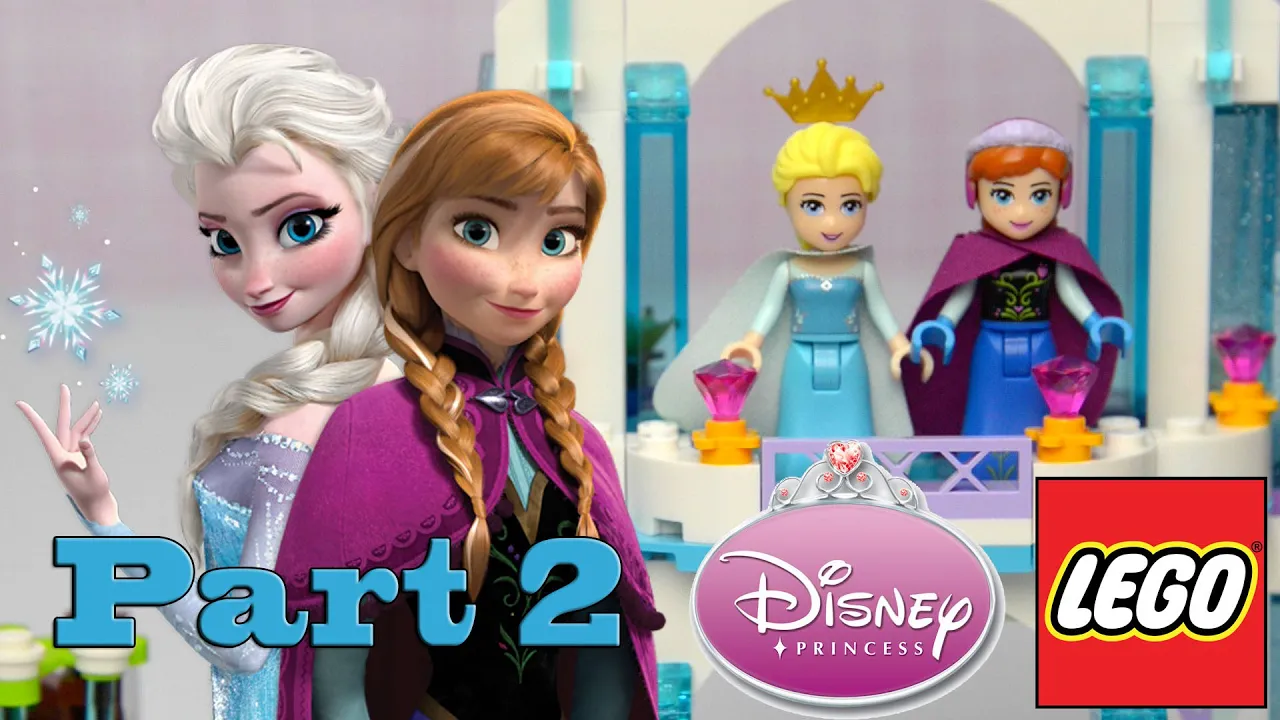 LEGO Disney Frozen Elsa's Sparkling Ice Castle review! 41062