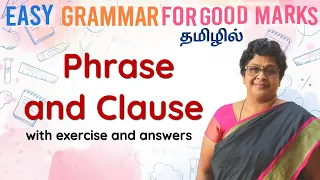 phrase u0026 clause english grammar in tamil eggm
