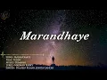 Download Lagu Teddy| Marandhaye Song (Lyric)