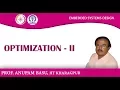 Optimization - II