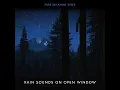 Rain Sounds on Open Window