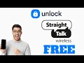 Unlock any Straight Talk Wireless phone and use SIM on any network