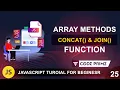 JavaScript Concat Join Function Tutorial Javascript Tutorial 25 BY CodePrime