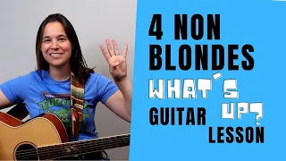 4 Non Blondes What S Up Guitar Lesson With FUN GUITAR SOLO 