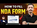 How to Fill NDA Form 2026 Step by Step 📑 |UPSC NDA (I) 2026 Online Application Process| Eligibility