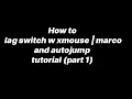 How to get lag switch w xmouse marco an auto jump in EVADE part 1