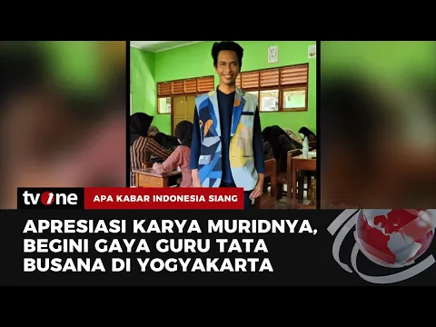 Gaya Nyentrik Guru SMK di Yogyakarta, Ngajar Pakai Baju Karya Murid