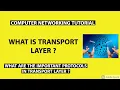 What is Transport Layer TCP vs UDP Computer Networking Tutorial Interview Questions