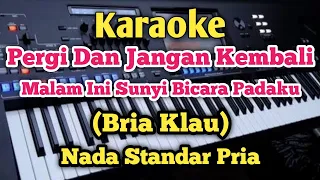karaoke pergi dan jangan kembali bria klau 