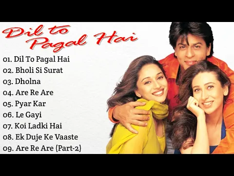 Download MP3 Dil To Pagal Hai Movie All Songs||Shahrukh Khan \u0026 Madhuri Dixit \u0026 Karisma Kapoor|||MUSICAL WORLD||