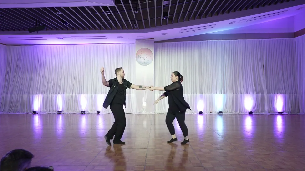 2025 Korean Open WCS Championships - Pro Demo - Bret Navarre & Joelle Navarre