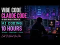 AI Coding Atmosphere Claude Code Vibes Late Night AI Coding Cyberpunk Techno 10 Hours