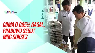 Prabowo Klaim Program Makan Bergizi Gratis Sukses 99,99 Persen