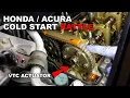 COLD START RATTLE HONDA ACURA K SERIES VTC ACTUATOR REPLACEMENT 2012 HONDA CR-V
